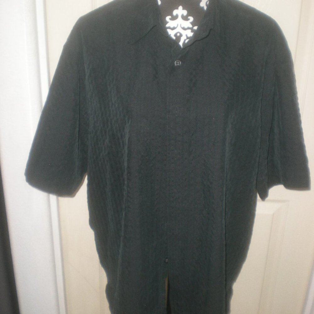 AXIST Brand Dress Shirt Black NEW Size XL